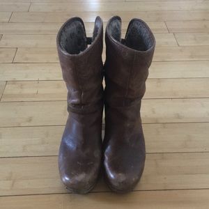 UGG Lynnea II clog boots - leather/lamb